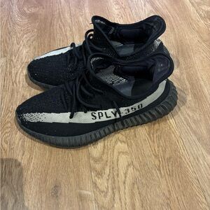 adidas Kids Black and Cream SPLY-350 Sneakers